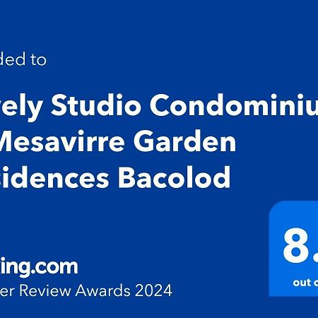 Lovely Studio Condominiums At Mesavirre Garden Residences Bacolod Dış mekan fotoğraf